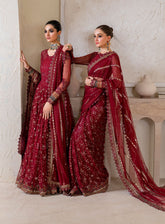 Chinon By Iznik Embroidered Luxury Net 3 Piece Unstitched Suit IZ24CCV2 CC-49